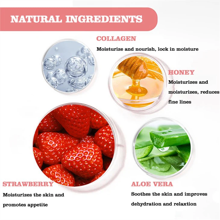 Honey Strawberry Moisturizing Lip Gloss