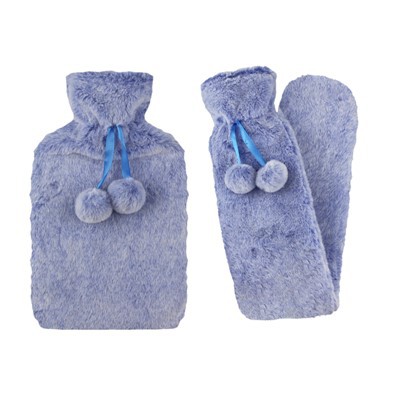 Custodia in peluche per borsa dell'acqua calda in gomma da 2 litri