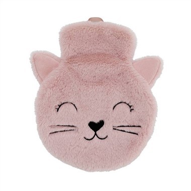 Copertura rotonda in pelliccia per borsa dell'acqua calda per animali