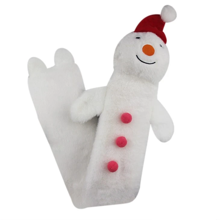 Christmas Long Rubber Hot Water Bottle Plush Cover