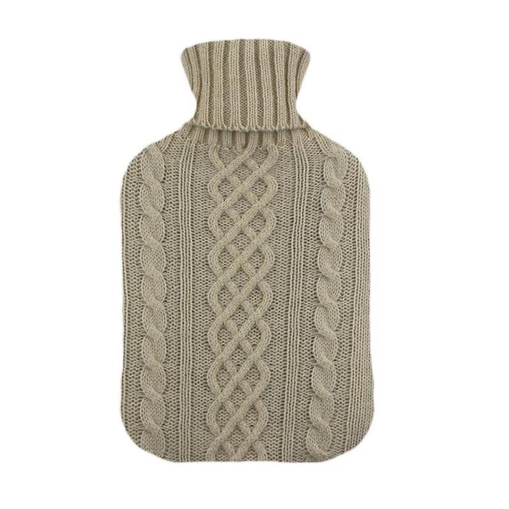 rubber hot water bottle cover custom
