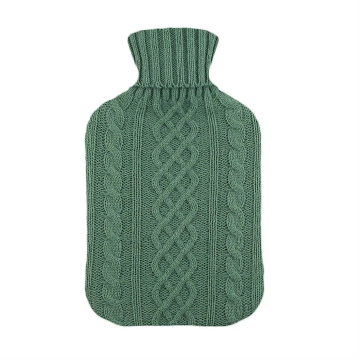 rubber hot water bottle cover custom