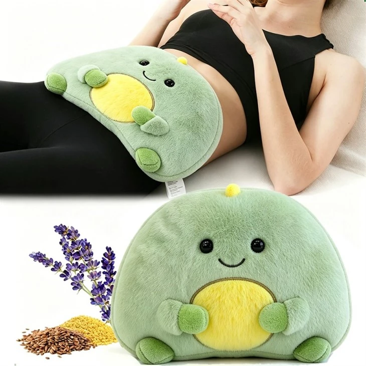 Cuscino riscaldante per pesare animali di peluche al microonde al profumo di lavanda